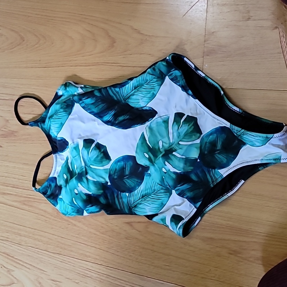 Cupshe One Piece Swimsuit Tropical Print